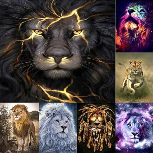 Leopar Animal DIY Diamond Painting "beautiful animal leopar " Full Diamond Embroidery Cross Stitch Rhinestone Mosaic Painting