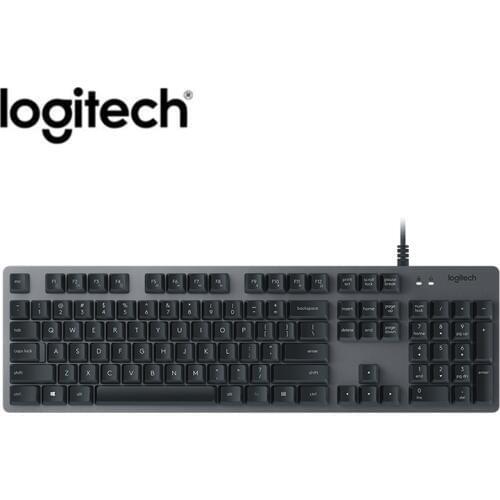 Logitech K840 Keyboard 104 Keys USB Wired Romer-G Ergonomic Mechanical K840 Keyboard Professional Gaming Keyboards for PUBG LOL