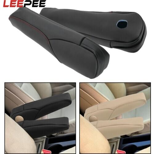 LEEPEE Microfiber Leather Protection Trim 1 Pair Side Seat Armrest Handle Decor Cover For Honda CRV 2007 2008 2009 Car-Styling