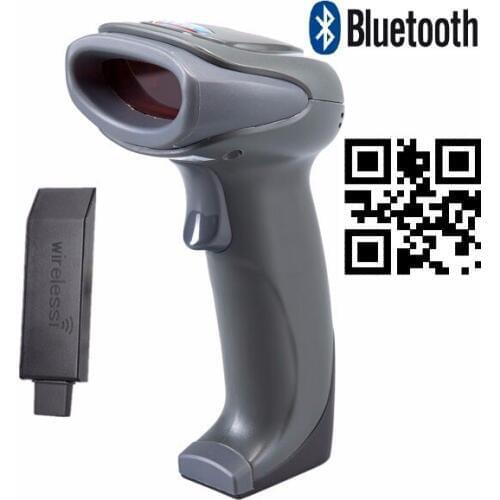 LS06MB handheld android 2d barcode scanner bluetooth wireless qr barrcode scanner with usb cable