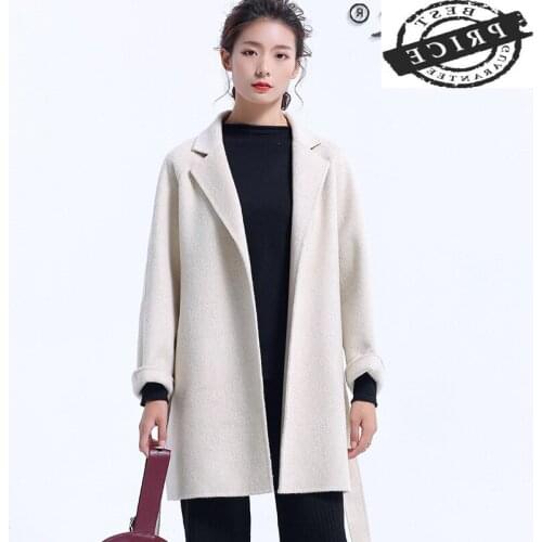 Fashion Autumn 20% Wool Coat Women Korean Stylel Coat Female Woman Coats and Jackets Womens Clothing Abrigos Para Mujer