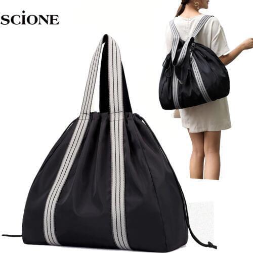 Nylon Yoga Mat Bags Gym fitness Bag Backpack Sac De Sport Sports Shoulder Drawstring Gymtas for women Rucksack Mochlia XA690WA