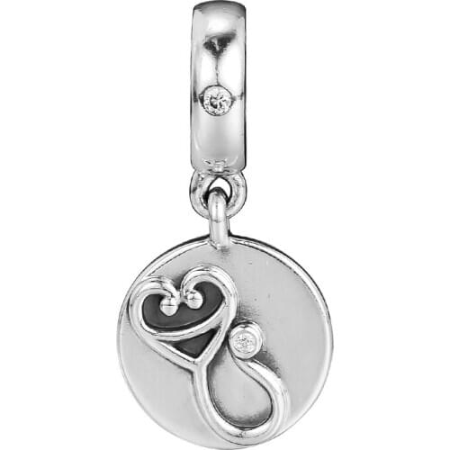 Dazzling Stethoscope Charm Silver Beads For Jewelry Making Fits Original bracelet silver 925 original Fashion Female Jewelry