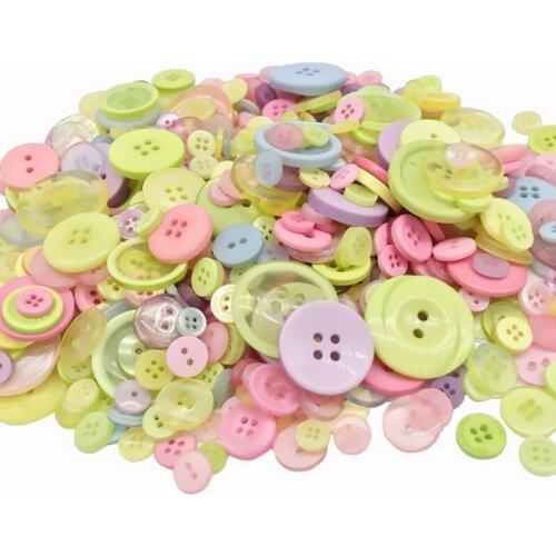 50Gram Mix Size Shape Lots Colors Buttons For Scrapbook Crafts DIY Handmade Baby Children Clothing Sewing Accessories WD0021-23