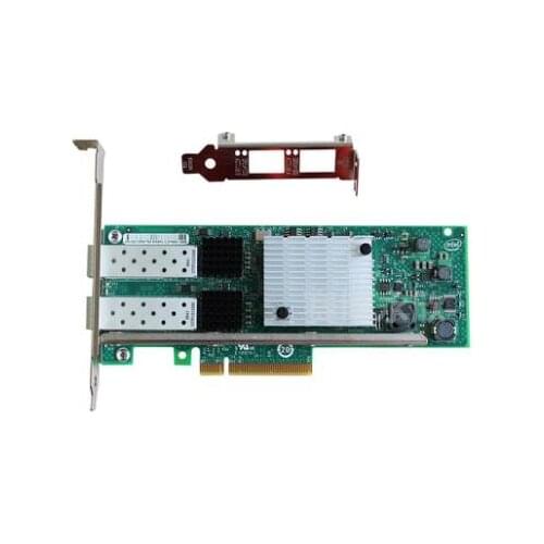 10GBase PCI Express x8 82598 Chip Dual Port Ethernet Network Adapter E10G42AFDA,SFP not included