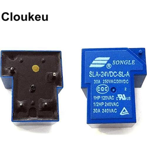 SLA-24VDC-SL-A 30A T90 Relay DIP4/5
