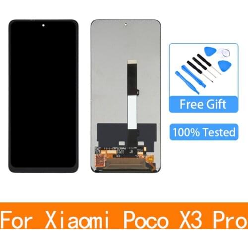 6.67'' Display Replacement With Frame For Xiaomi Poco X3 pro LCD Touch Screen Digitizer Assembly For Xiaomi Poco X3 Pro LCD