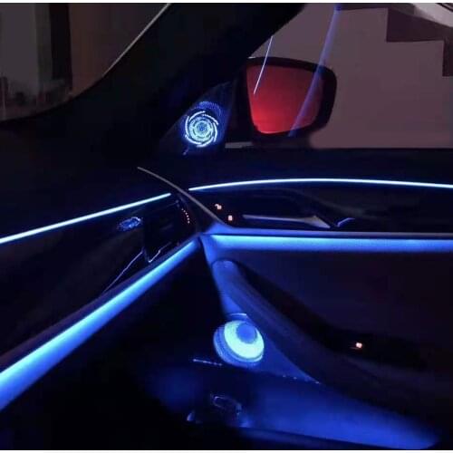 Spaeker Upgrade Kit For BMW G30 5 Series Door Tweeter Mid Loudspeaker Luminous Cover LED Audio Ambient Light HiFi Music Stereo