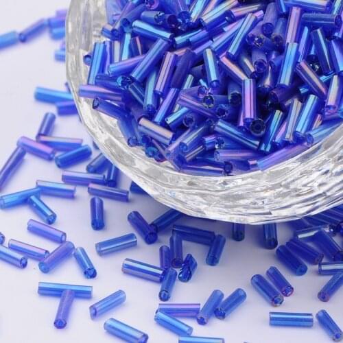 1 Pound 6x1.8mm Glass Bugle Beads With 0.6mm Hole Seed Bead for jewelry DIY making bracelet necklace accessories