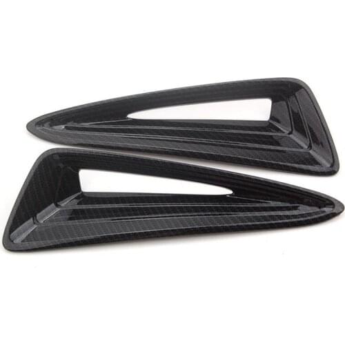 Carbon Fiber Style Car Front Fog Light Lamp Moulding Trim Car Exterior Part Accessories Fit for TOYOTA CHR C-HR 2016 2017