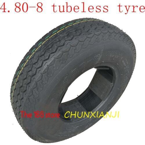 High Quality 4.80-8 Vacuum Tires Explosion-proof 480-8 Tubeless Tyre Explosion Proof Wear Resistance