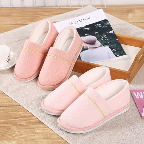 Womens Winter Home Cotton-padded Shoes, Fashion Womens Cotton-padded Shoes, Warmth, Thick Bottom and Velvet Indoor and Outdoor