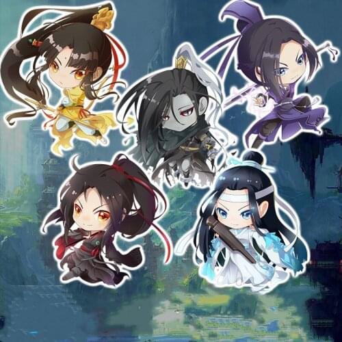 1Pcs 6cm Anime Mo Dao Zu Shi Key Chain Acrylic Mobile Keyring Pendant Decorative Key Holder