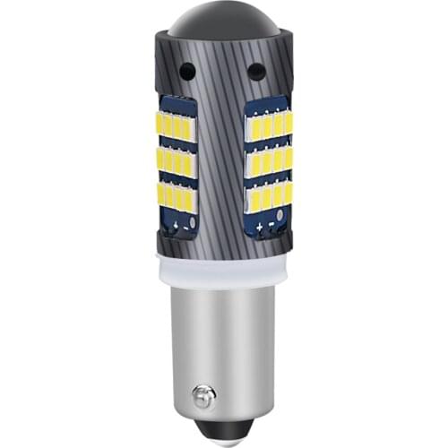 1PCS New H21W 64136 BAY9S Super Bright 2016 LED Car Backup Reverse Bulbs Rear Fog Lamps Auto Daytime Running Lights White 12V