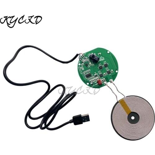 15W Fast Wireless Charger Module Transmitter Coil Circuit Qi Standard 18mm Distance Battery Power Bank Charge For iPhone Samsung