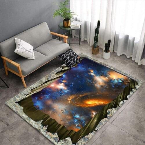 3D Solar system Carpets Space Planet Child Room Gamer Rug For Kids Bedroom Game Area Rugs Anti-slip Baby Play Crawling Floor Mat