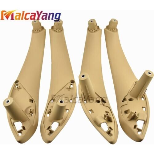 4 pcs Black/Beige Left Right Front Rear Car Interior Inner Door Handle Pull Trim Cover For BMW F30 F31 F32 F33 F34 F35 F36 F80