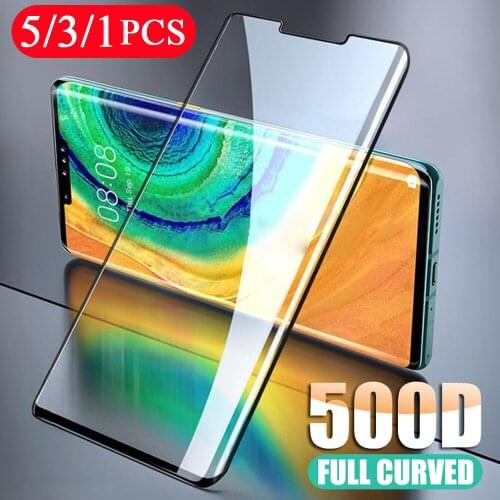 5/3/1Pcs full cover film for huawei mate 30 20 20x pro lite tempered glass phone screen protector protective glass smartphone