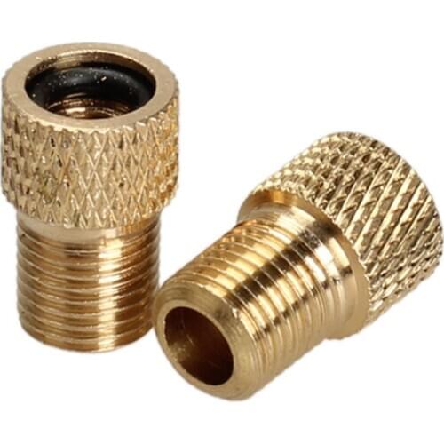 5 Pcs/Set Converter Presta to Schrader Bicycle Bike Valve Adaptor Tube Pump Tools In Stock