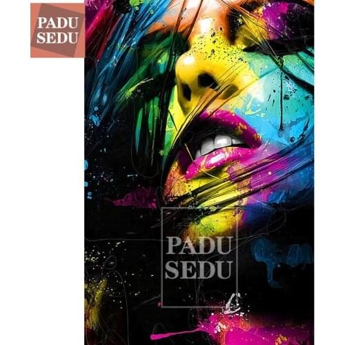 Diamond Embroidery Square Mosaic Cross Stitch Women Abstract Full Set 5D Diy Daimond Painting Colorful Icon Decor Home Bar Wall