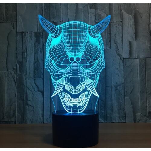 Wireless 3d Led Night Light Veilleuse Enfant Cactus Decor 3d Light Fixtures Luminaria De Mesa Usb Led 7 color change Table lamp