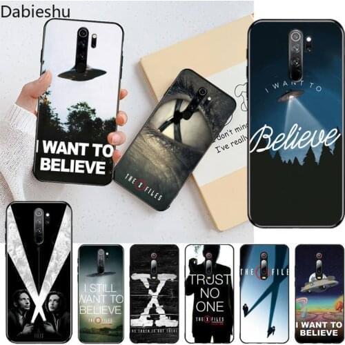 The X Files I want to believe Soft Phone Case Cover for Redmi Note 9 8 8T 8A 7 6 6A Go Pro Max Redmi 9 K20 K30 Pro