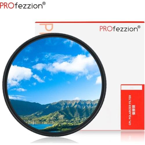 Professional CPL Filter Circular Polarizer Filters Effectively Reduces Specular Reflection Light 52mm 55mm 58mm 62mm 67mm 77mm