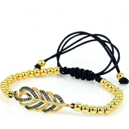 Designer Jewelry Trendy Anil Arjandas Braid String Bracelets for Women 4mm Metal Gold Color Beads Charm Friendship Bracelets
