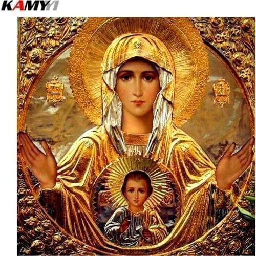 Diamond Embroidery Religion Picture of Rhinestones ,Diamond Mosaic Orthodox Serise Needlework,Diamond Painting Handicraft XY1