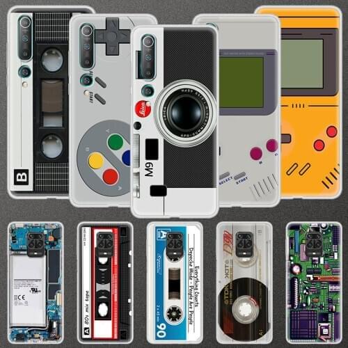 Cassette Music Game Case For Xiaomi Redmi Note 9S 9 8 Pro 8T 7 9A 9C 7A Mi Poco X3 NFC 10T 10 Lite 5G Soft Phone Cover Funda