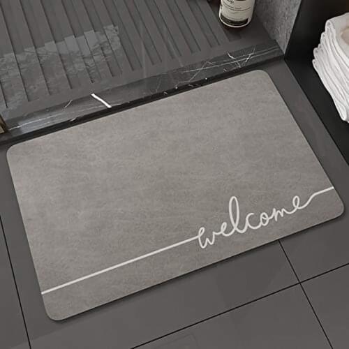 Bathroom Rugs Artificial Suede Leather Non Slip Bath Mats for Bathroom Extra Soft Absorbent Shaggy Rugs,Perfect Carpet Mats