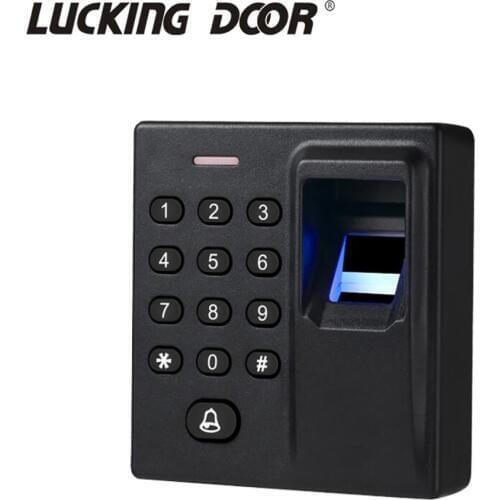 Mini Door open Fingerprint Access Control 1000 users Standalone Door Controller Keypad Finger and RFID Card Door Entry Lock D1-j