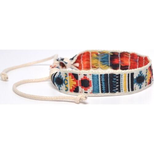 2020 New Ethnic Colorful Braided Bracelets For Women Bohemian Handmade Weave String Thread Bracelet Friendship Gift