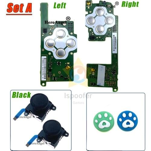 Original Used Left Right Joystick Switch Controller Motherboard Main Board for Nintend NS Joy-con Repair Parts with 3D Analog