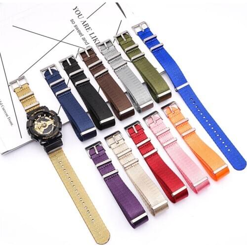 Nylon Watchband NATO ZULU Strap 20mm 22mm 24mm High Quality Sport Watch Band Bracelet for Omega Seamaster 300 for 007 James Bond