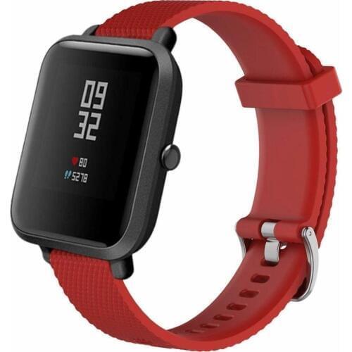 Duszake Silicone Strap For Xiaomi Huami Amazfit Bip Strap Smart Watch 20MM Replacement Band Bracelet Smart Accessories