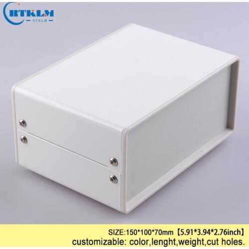 DIY iron enclosure diy instrument case electrical project housing enclosure pcb switch metal iron steel box 150*100*70mm IP54