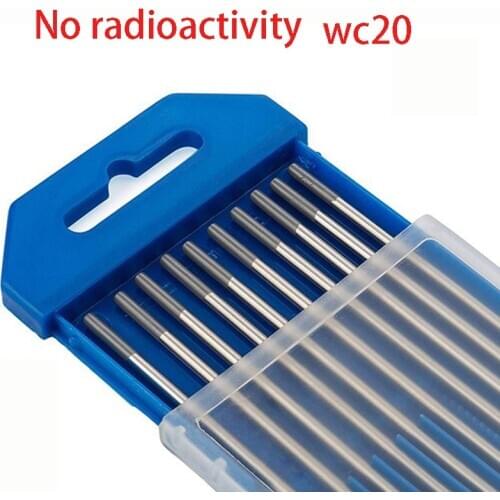 10PCS 1.0-4.0mm WC20 Cerium Tungsten Electrode Cerium Welding Rods and Bar Professional Welding Electrodes