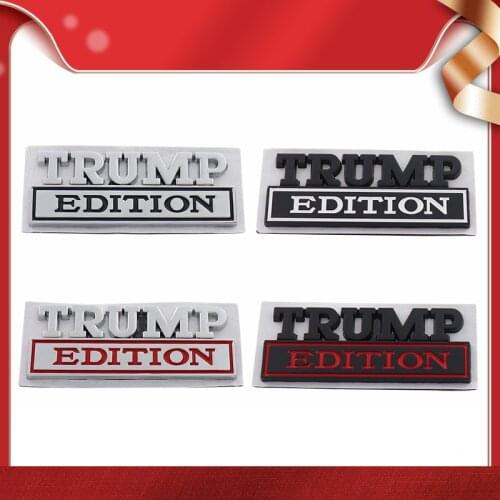 3D Premium Trump Edition for Compass Patriot Renegade Silverado Hummer car Engine Hood Fender trunk Decal Emblem Badge Sticker