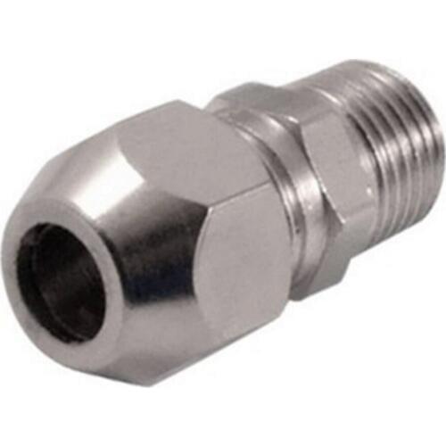 6mm 15/64" OD Air Pipe Compression Fitting Pneumatic Coupler Coupling Connector