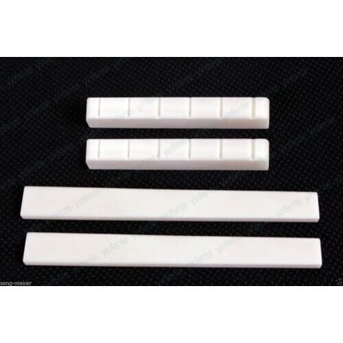 Free shipping 20 set 6 String Classical Guitar Bone Bridge Saddle and Nut