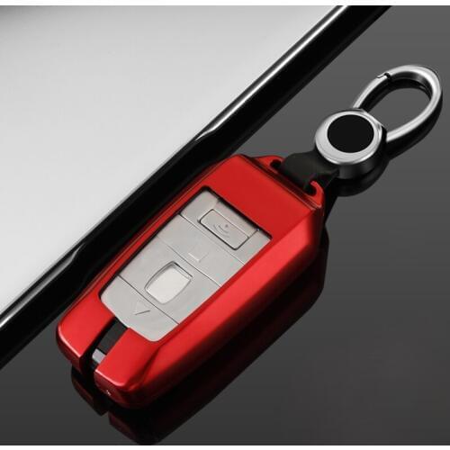 Aluminum Alloy Car Key Cover Case Bag with Keychain Ring For Rolls-Royce Phantom Cullinan Ghost Wraith Dawn Auto Accessories