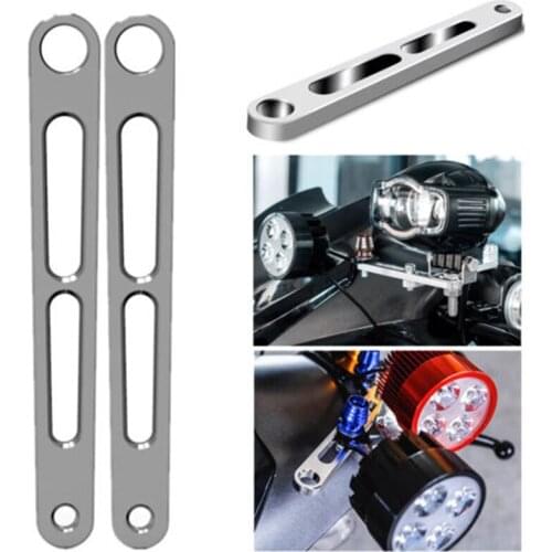 CNC Universal Motorcycle Headlight Mount Brackets Fork Ear Chopper Headlamp Holder Adjust Motor Fork Mount