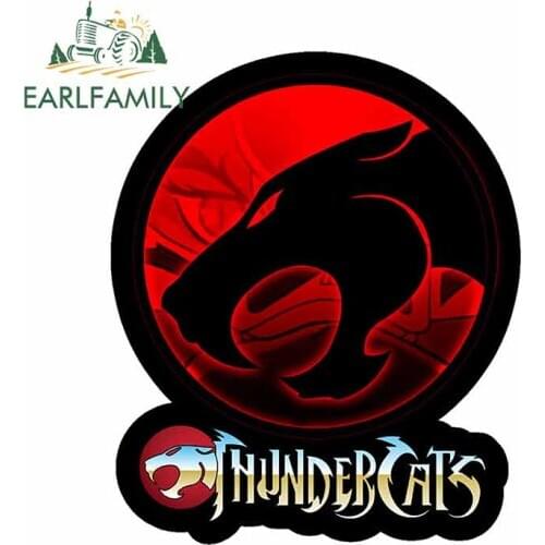 EARLFAMILY 13cm x 10.8cm for Thundercats Logo DIY Stickers Body for Car DIY Graphics Motorcycle Refrigerator Car Decal