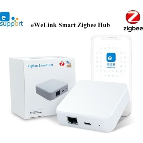 EweLink Smart Zigbee Gateway WiFi Gateway Wireless Smart Bridge APP Remote Control Connects to All Ewelink ZigBee 3.0 Products