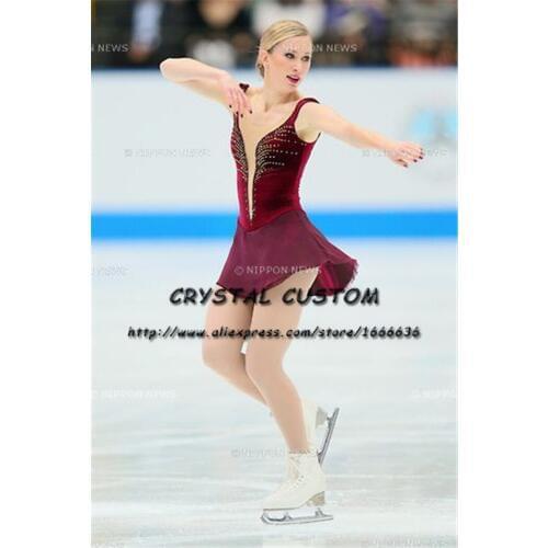 Custom Figure Skating Dresses Graceful New Brand Girls Ice Skating Dresses For Competition DR4285