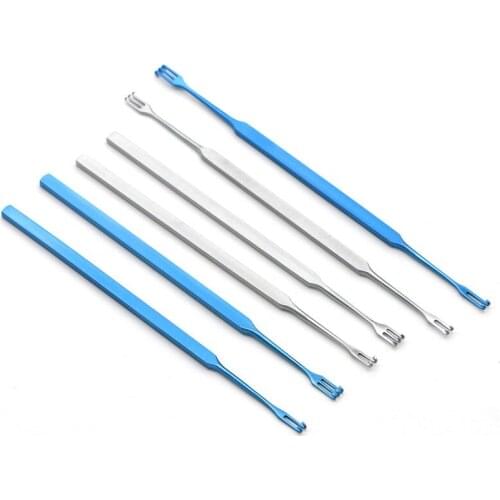 Titanium alloy eyelid lacrimal sac hook ophthalmic surgical instrument eye bag hook cosmetic plastic double eyelid tool