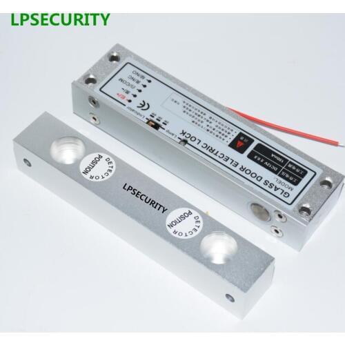 LPSECURITY 12V DC exposed installation Deadbolt Strike Electric Drop Bolt Timer Door Lock Fail safe