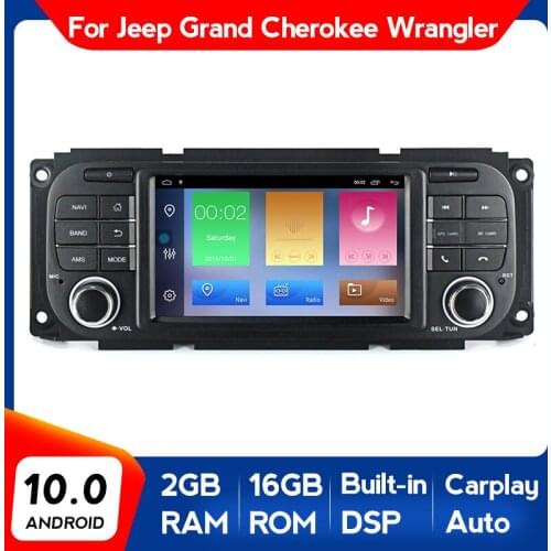 MEKEDE 5“ Bluetooth Wifi Car multimedia player for JEEP Grand Cherokee Liberty Wrangler Chrysler Dodge Android 10 Audio stereo