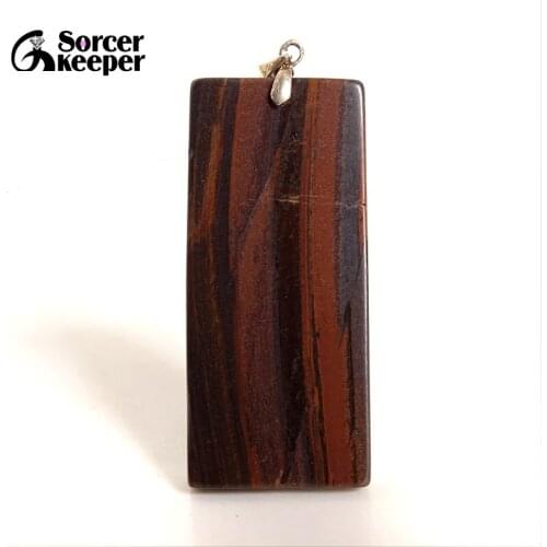 Mens Fashion Jewelry Natural African Lron Tigers Eye Pendant Necklace Hawks Eye Gem Timeless Gift For Boyfriend BS864